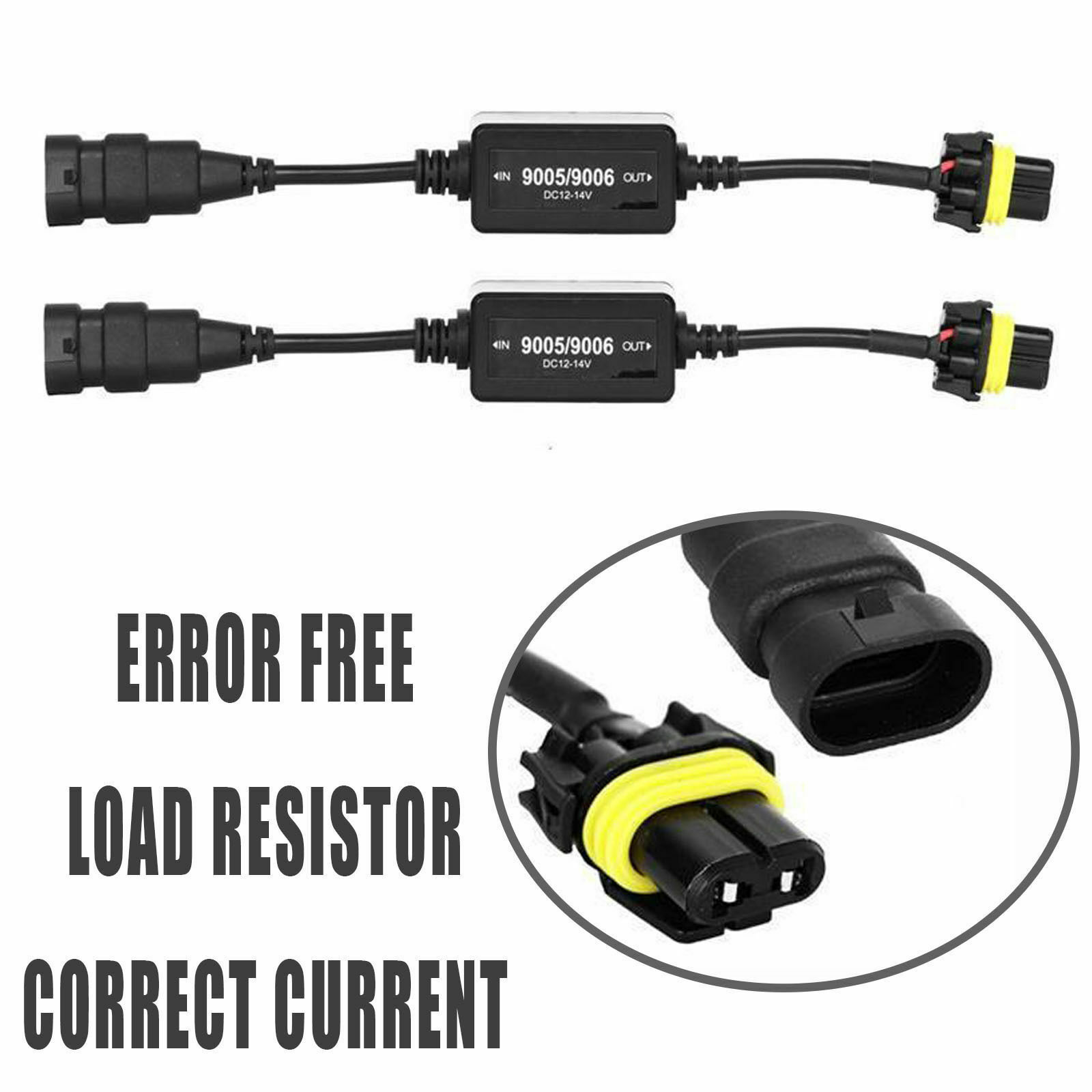 Error Free Headlight Kit Canbus H11 Decoder HID Anti-Flicker Load Resistor