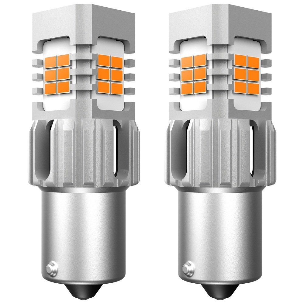 Amber Yellow 1156 7506 LED Turn Signal Light Bulbs For Toyota 4Runner 2006-2013