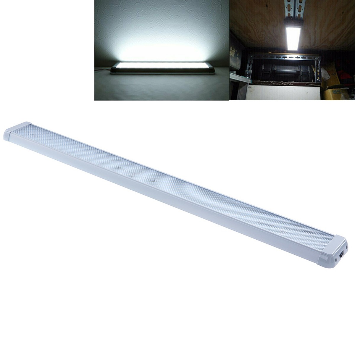 37.8″ 33.1W 6000K RV LED Interior Light Fixture On/Off Rocker Switch 12V-24V DC