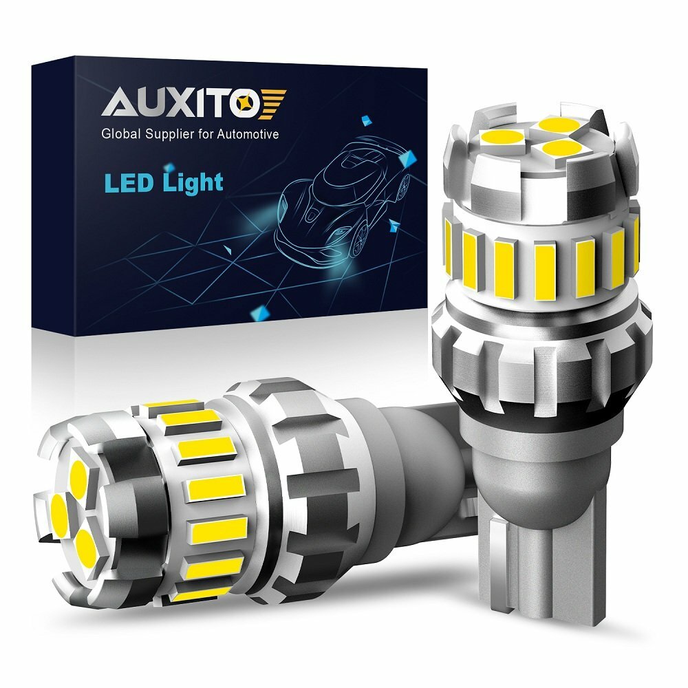 4X AUXITO 921 912 T15 LED Reverse Backup Light Bulb 2400LM 6500K Super Bright 2F