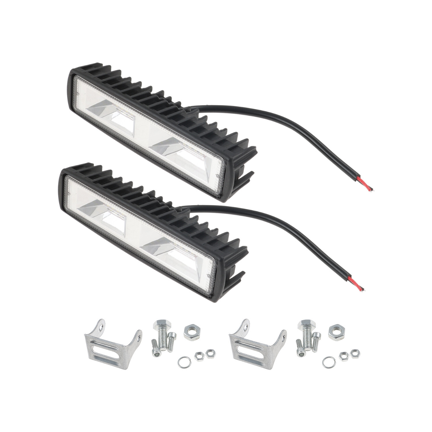 2 Pcs LED Work Lights 48W 12V for Land Rover Range Rover Evoque Jeep Wrangler