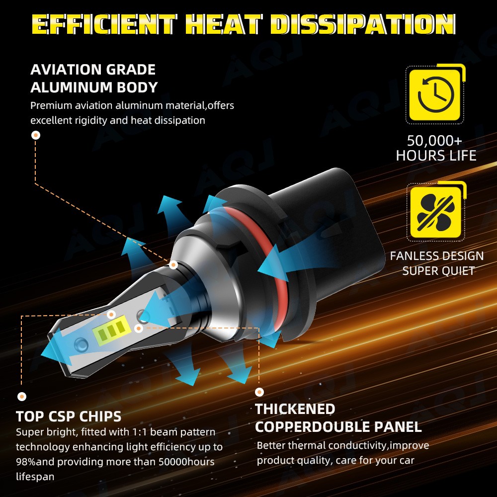 For Pontiac Montana 2000-2005 6000K 4x LED Headlight High/Low Fog Light Bulbs