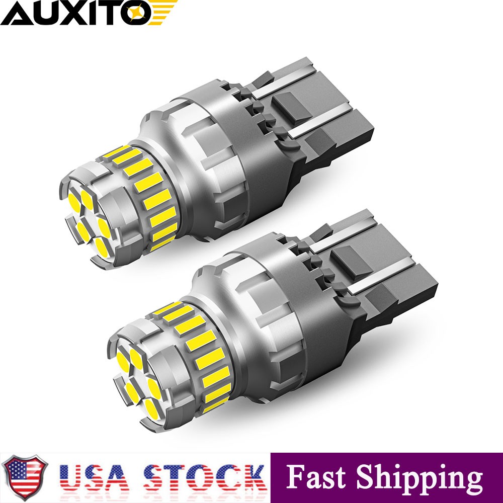 2400LM 7443 7440 LED Daytime Running Light DRL Bulb White 6500K Replace Halogens