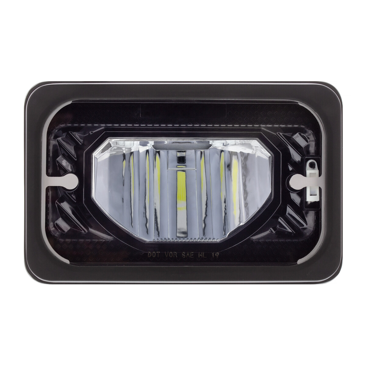UPI ULTRALIT – Heated 4″ X 6″ LED Headlight With Glass Lens & Aluminum Housing