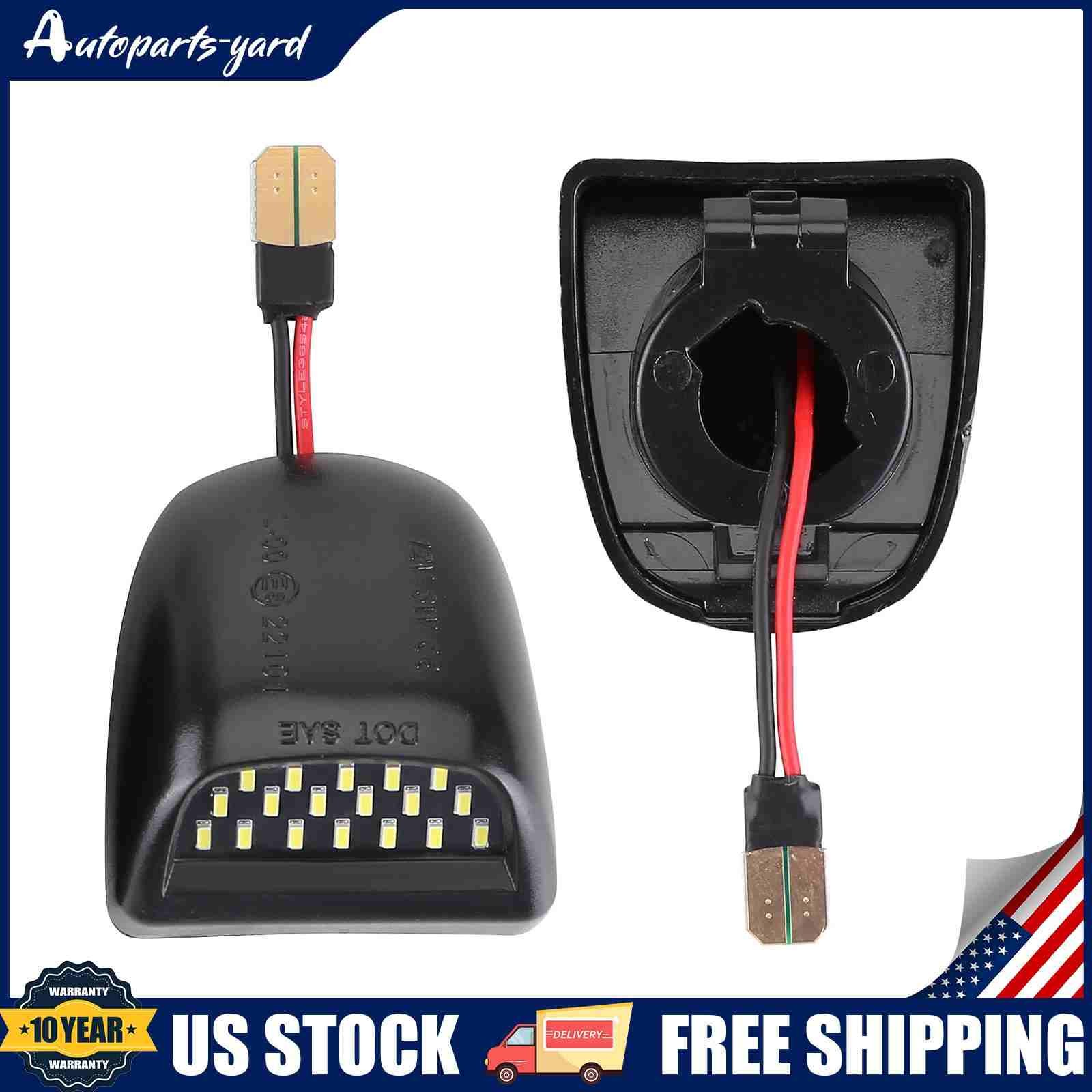 2x New Car License Plate Light Fit For Chevrolet Pickup Truck US Stock