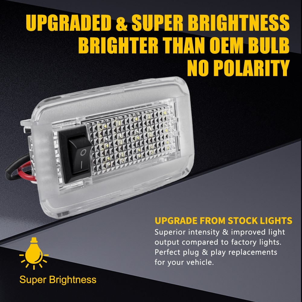 Clear White Led Trunk Luggage Cargo Area Light Lamp For Toyota Lexus 81330-11010