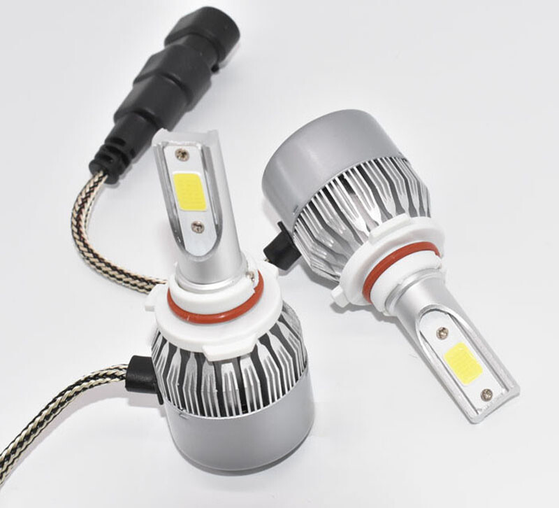 6x LED Headlight Hi+Lo+Fog Light For Jeep Grand Cherokee 1999-2010 6000K+3000K