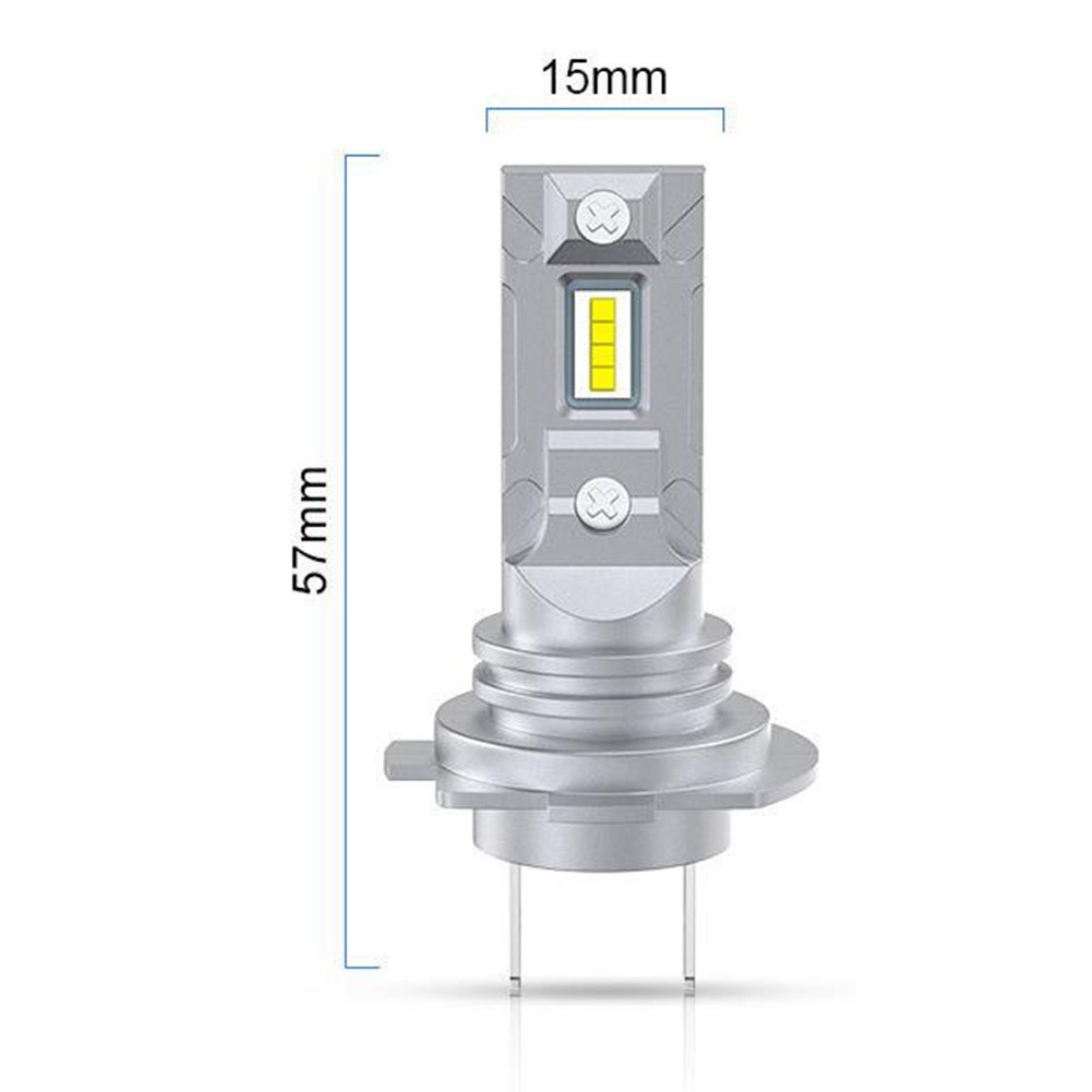 Aviation Aluminum H7 LED Headlight Bulbs with 4000LM Bright White Light