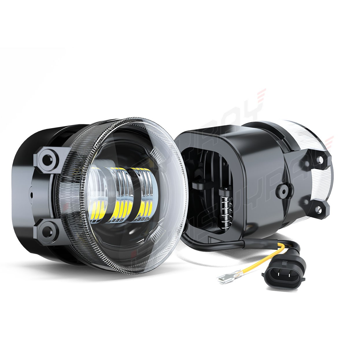 FOR Lexus GX460 2010-2013 Clear Glass Lens LED Bumper Fog Light Lamp Replacement