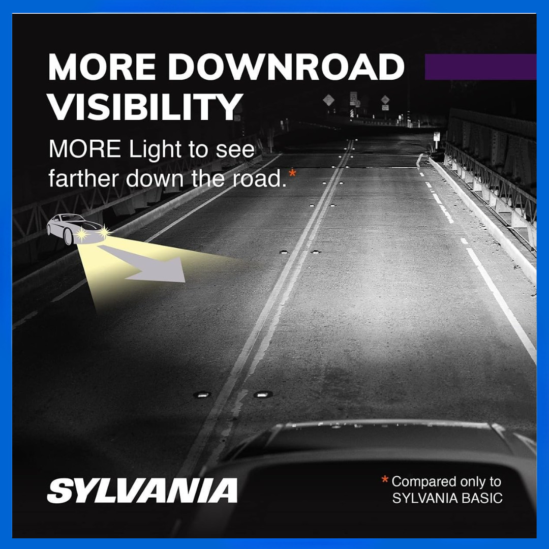 SYLVANIA H11 XtraVision Halogen Headlight Bulbs 2PK High/Low Beam Fog Light