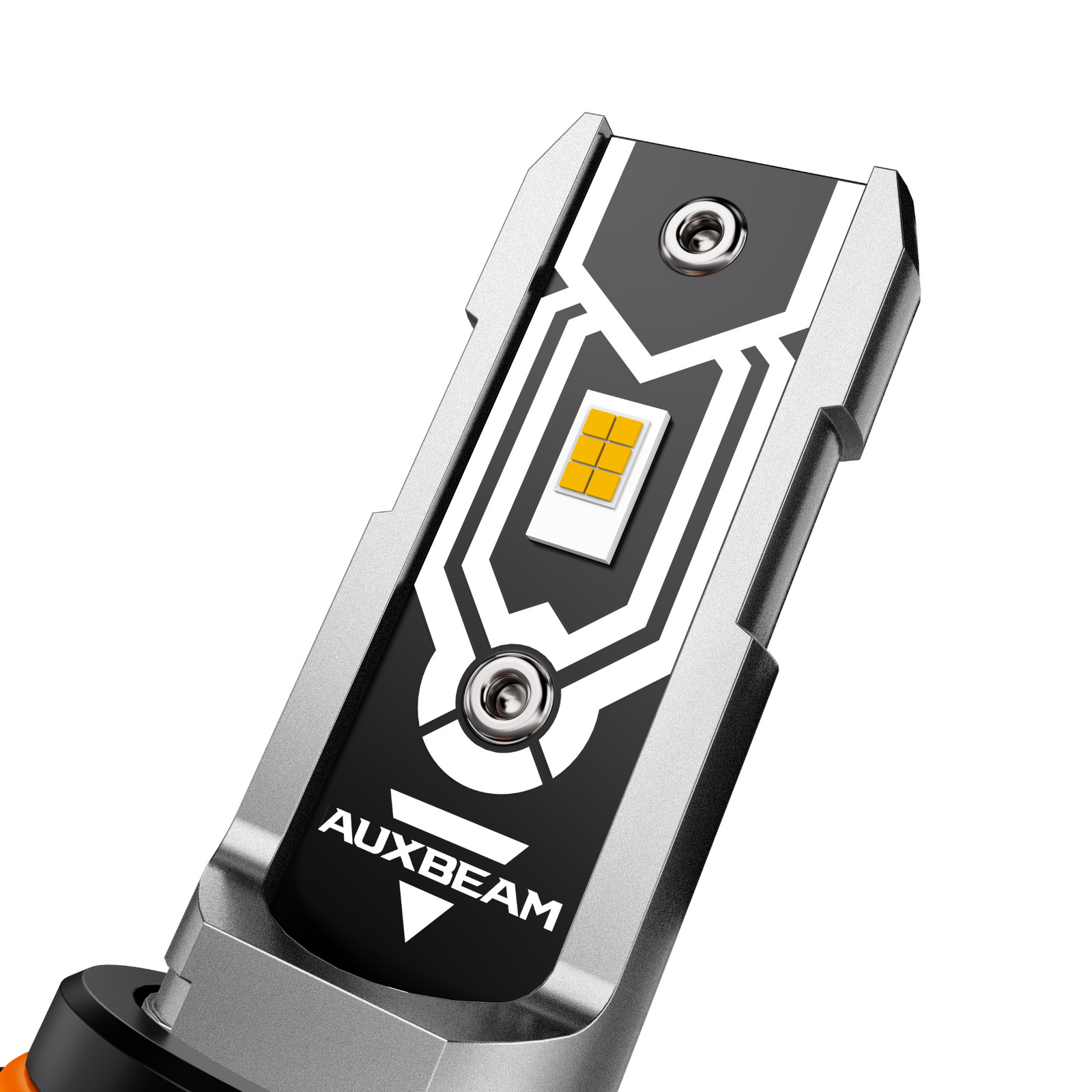 AUXBEAM H16 5202 LED Fog Lights Amber For Chevy Silverado 1500 2500HD 2007-2015