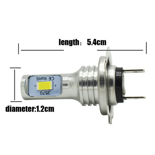 H7 + H7 LED Headlight Combo Bulbs Kit High + Low Beam Super White Bright 5 YEARS