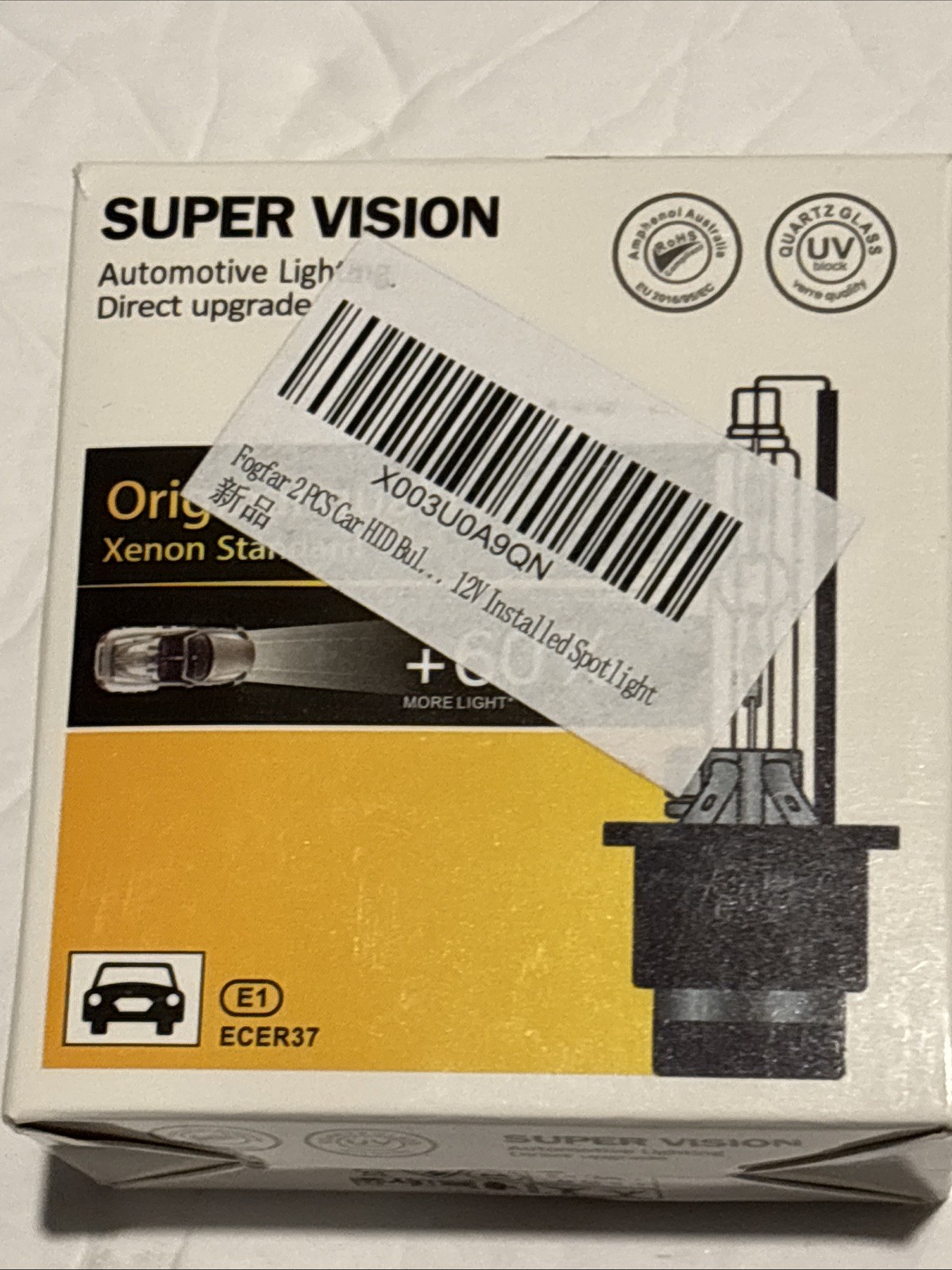 Extremely Bright 6000K D2S HID XENON Headlights – Pack of 2