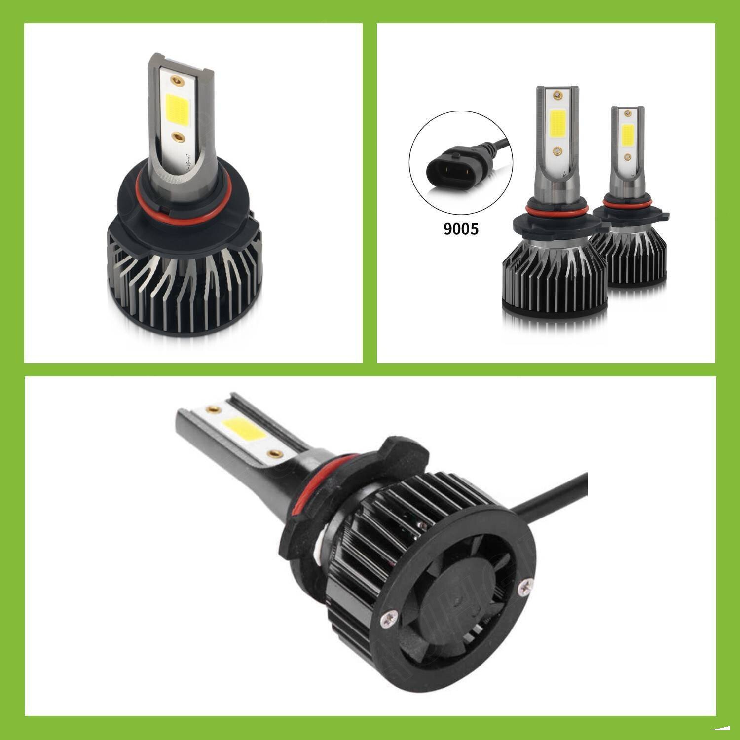 6X LED Headlamp + Fog Light Bulbs Kit For Chevy Silverado 1500 2500HD 2007-2015