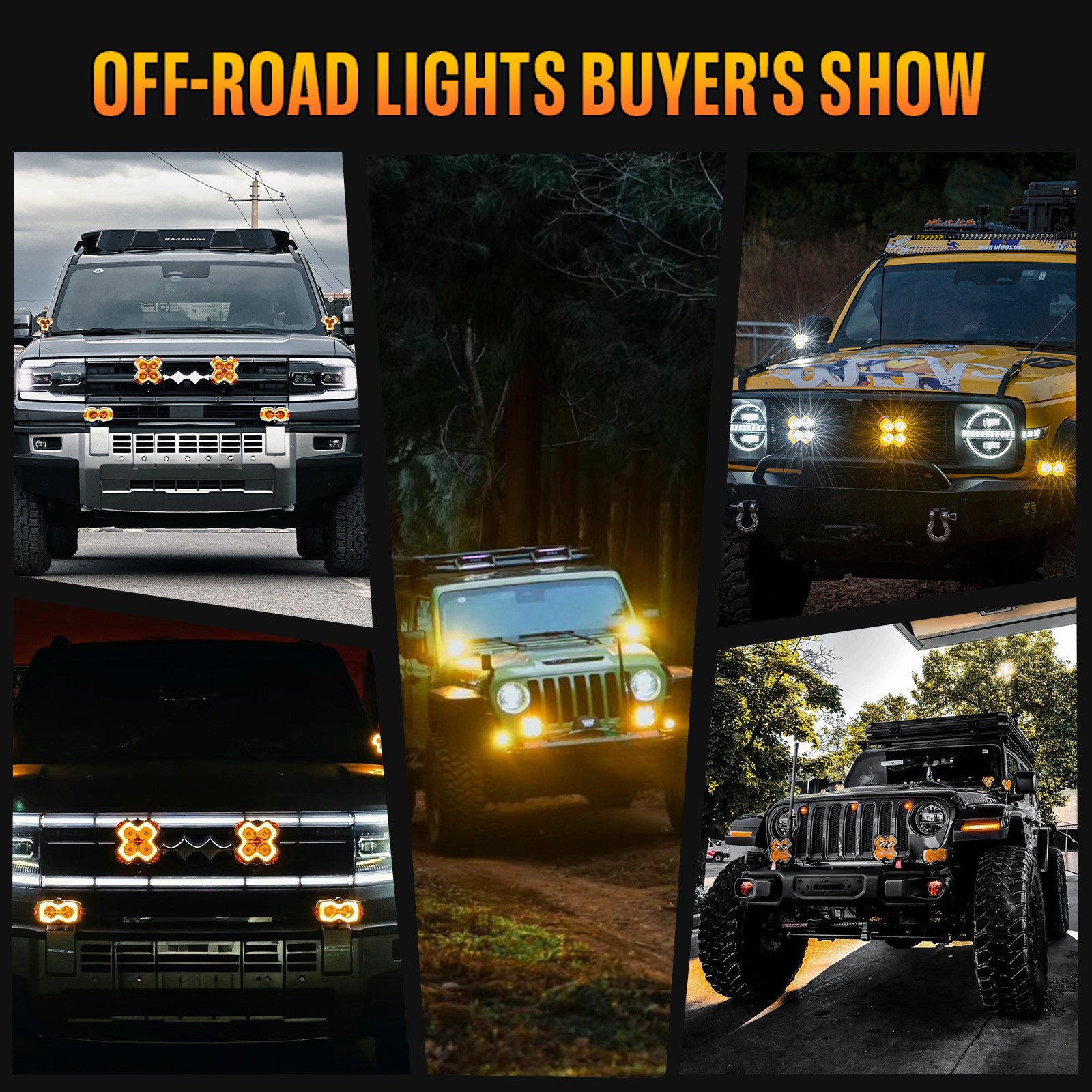 NOVSIGHT HALO Series 3Inch LED Work Light Pods Flood Spot Combo Beam Off Road US