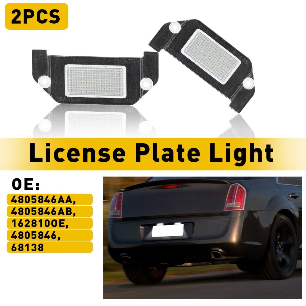 18LED License AUXITO For Plate Free Light 2005-2014 300 Error Chrysler 300C 300S