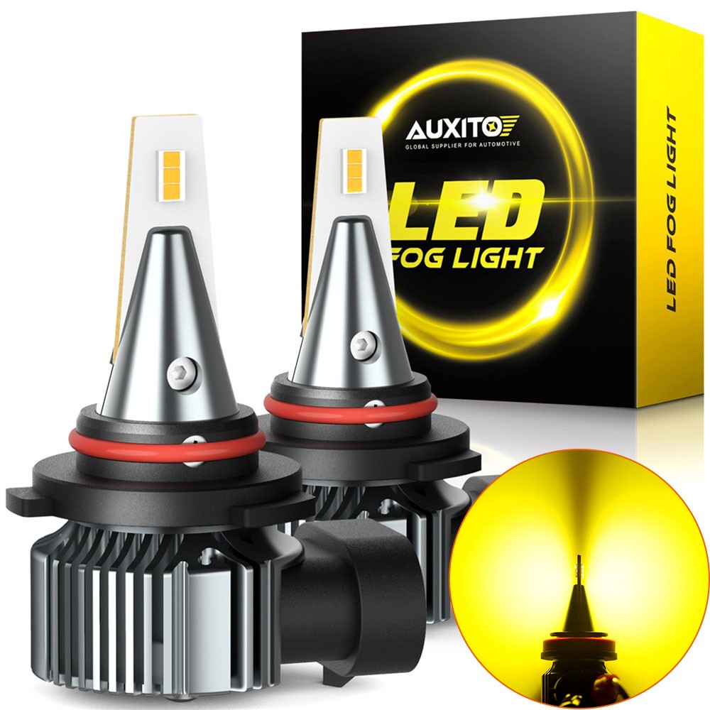 4000LM 9140 9145 H10 HB3 9005 LED Fog Light CANBUS 3000K YELLOW Driving DRL Lamp
