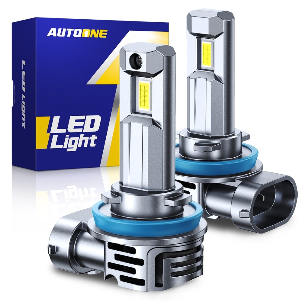 AUXITO H11 LED Headlight Kit Low Beam Bulb Super Bright 6500K HID White 40000LM
