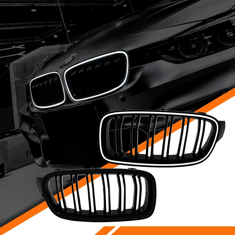 LED Light Front Kidney Grille Grill For BMW 5 Series F10 11 Grille Light 2014-17