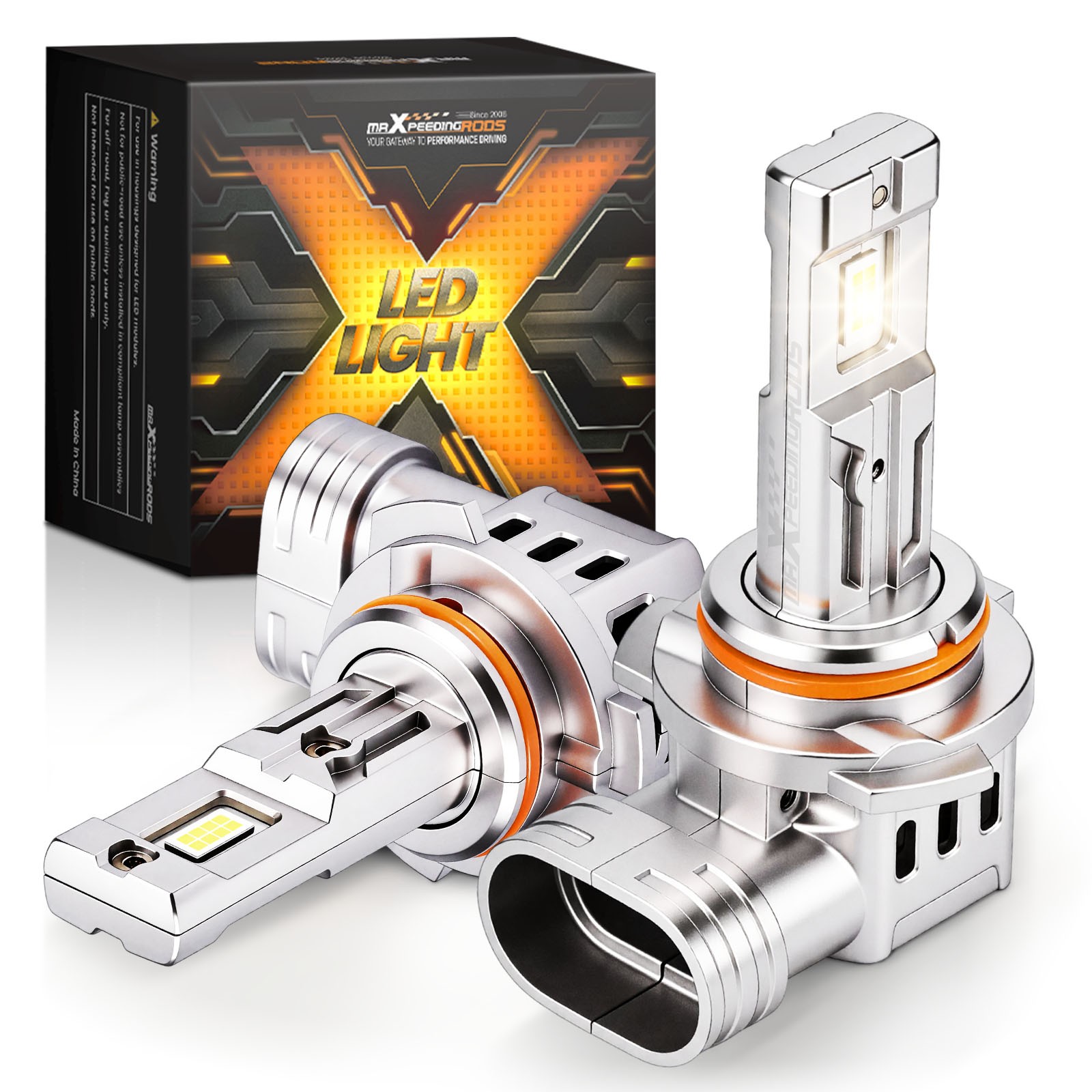 9006 LED Headlight Bulb Kit Low Beam 80000LM Super Bright 6500K White 2PCS