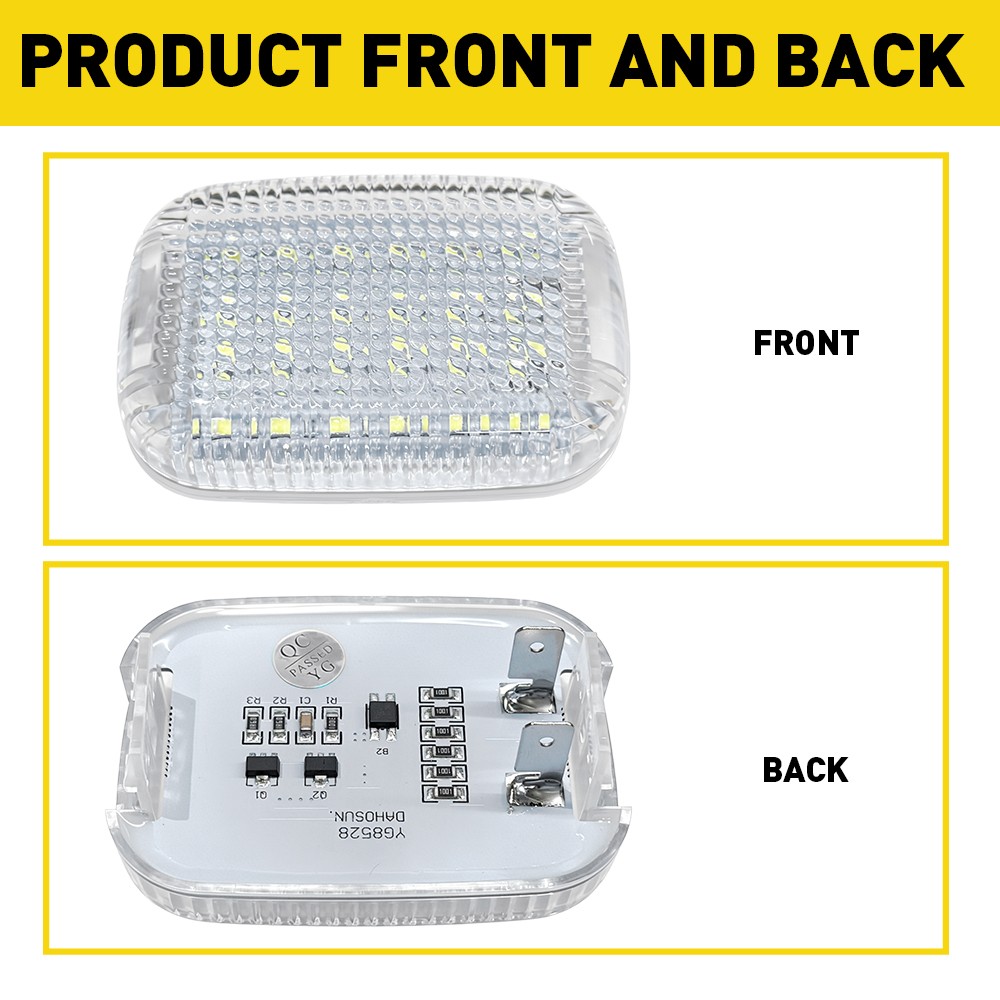 2/6xBK2Z13776K LED Dome Light Assembly For 15-24 Ford Transit 350 Passenger Van