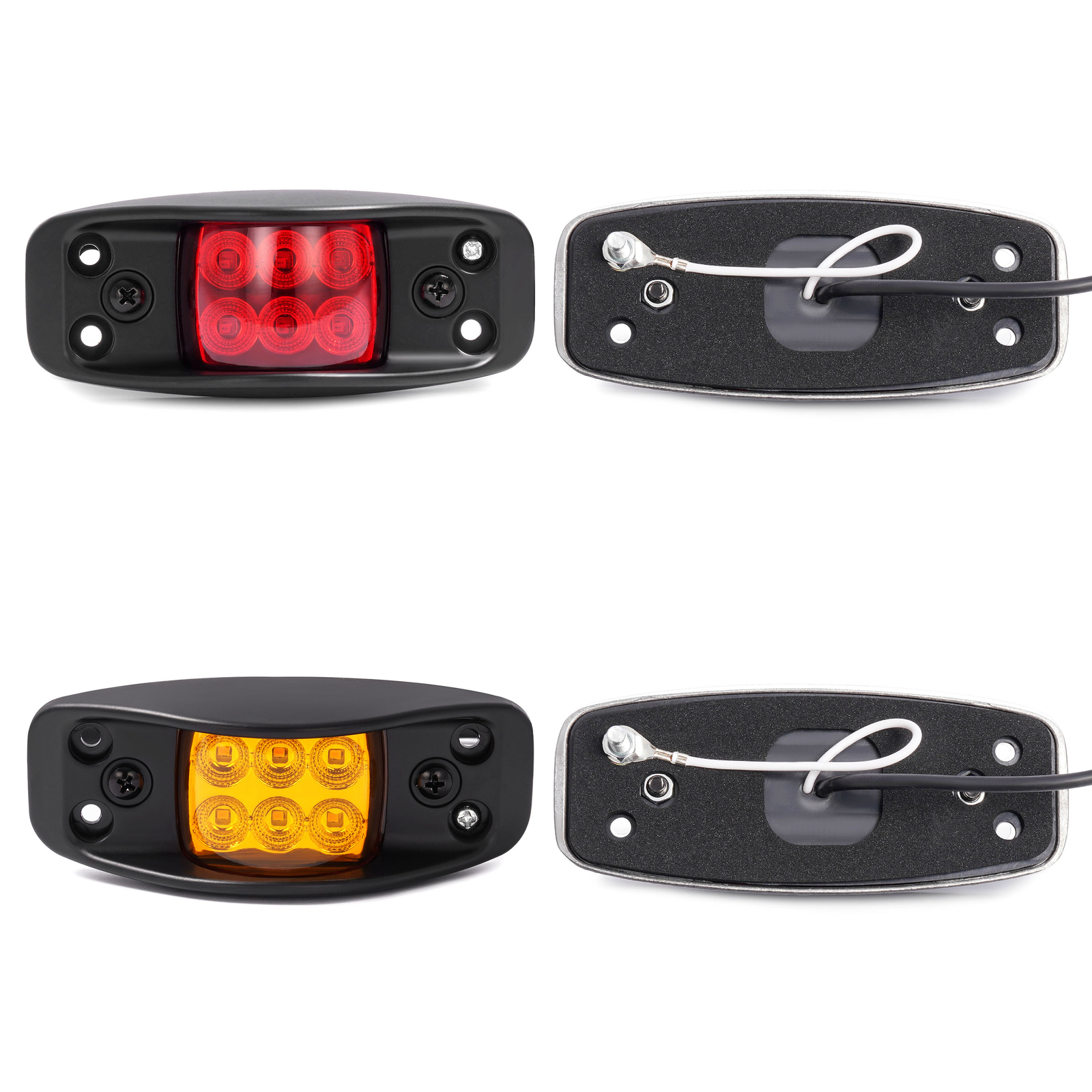 For HMMWV HUMVEE Military Trucks LED Side Marker Lights+Brake Lights+Turn Signal