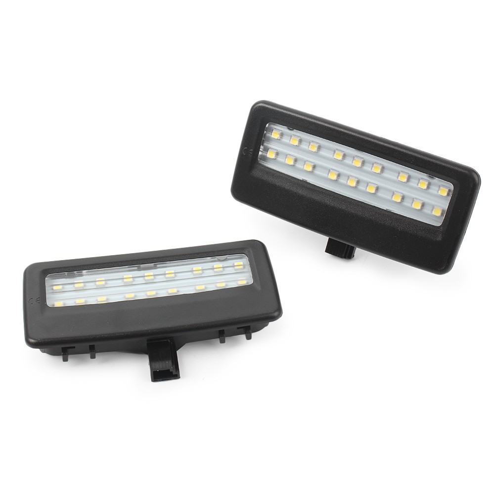 White Error Free LED Vanity Mirror Sun Visor Lights Lamps For BMW 5 7 Series