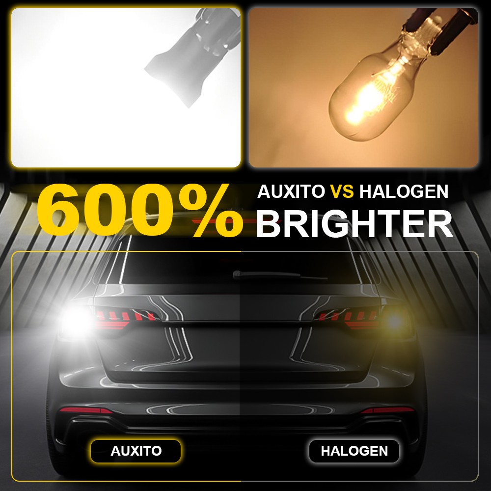 AUXITO 921 912 LED Reverse Backup Light Bulb 6500K 2400LM Super Bright T15 W16W