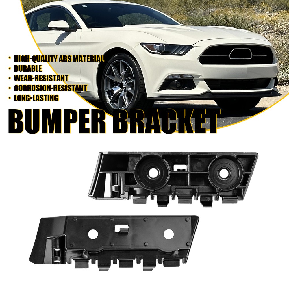 Pair Bumper For Bracket 2015-2017 Ford Mustang Front Left & Right FR3Z17C947B