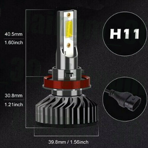 F2 MINI FOR 2007-14 Tahoe Suburban 9005+H11 LED Headlight Bulbs+H16 Fog Lights