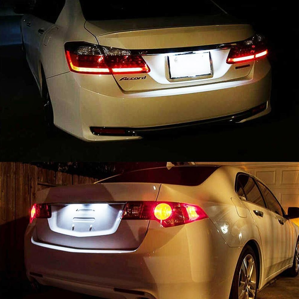 2X 18 LED License Plate Light For Honda Civic Accord Odyssey Acura TL RL TSX MDX