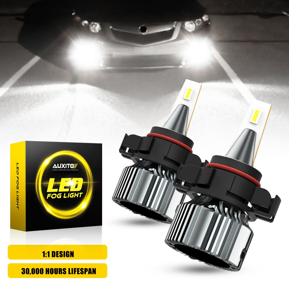 AUXITO Amber/White LED 5202 5201 H16 Fog Light Daytime Running Light 4000LM 28W