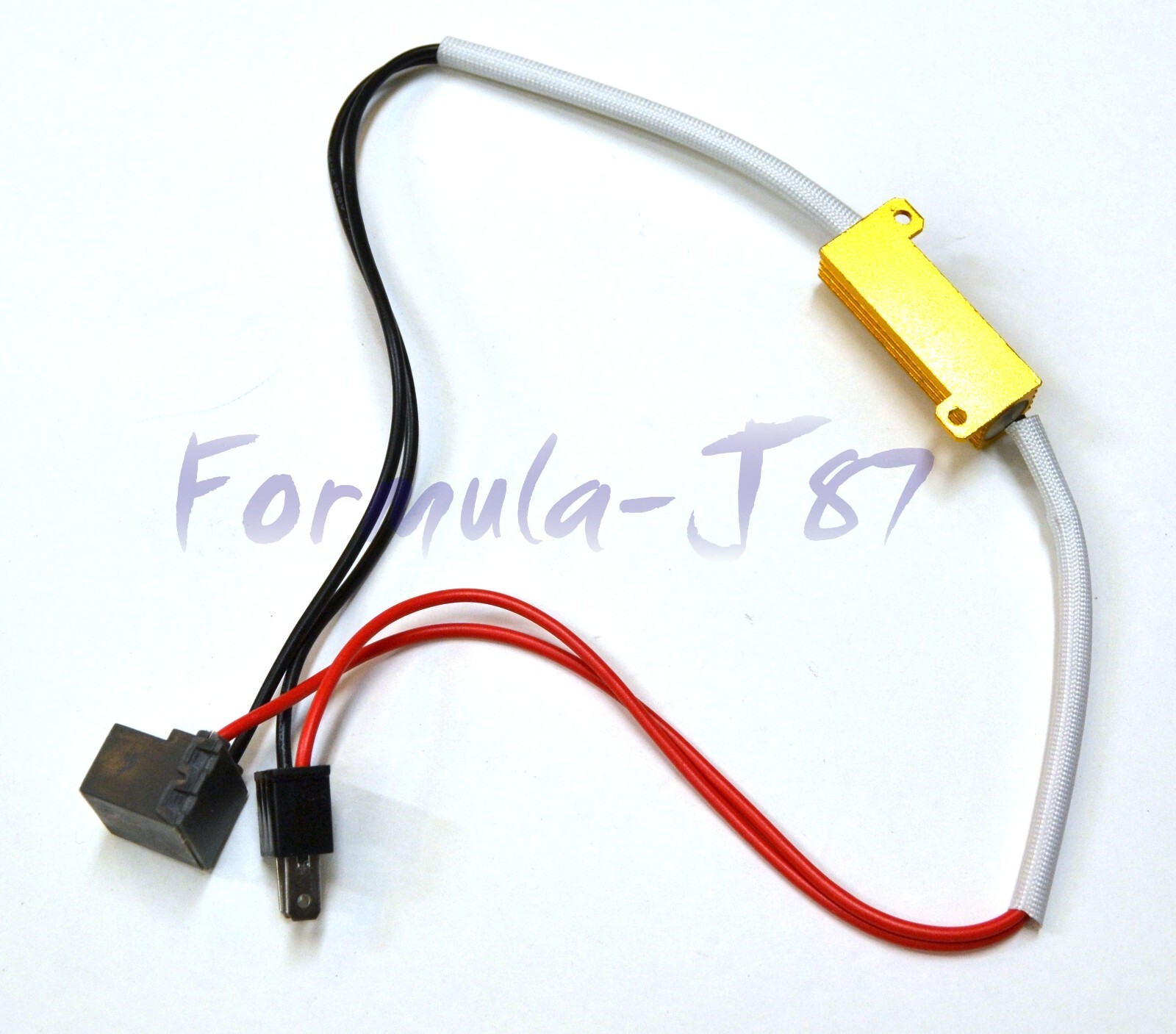 Wire LED Resistor Canceler Error Decoder H7 Head Light Low Beam Plug Play Lamp