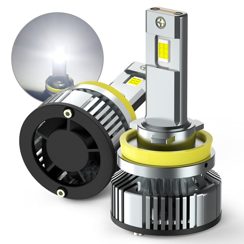 H11/H8/H16 LED Light Bulbs Low Beam 1:1 Size 400% Brighter 6500K White