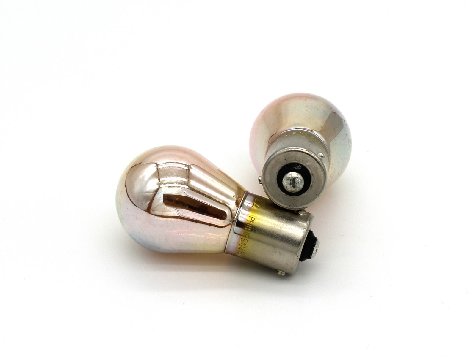 2PCS PHILIPS 12496SV PY21W 12V21W BAU15s S25 Silver Vision 7507LDA Auto lighting