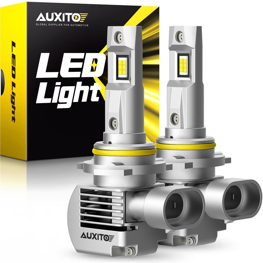 2PCS AUXITO 9006 HB4 Bulb LED Headlight Conversion Kit Super White High Low Beam