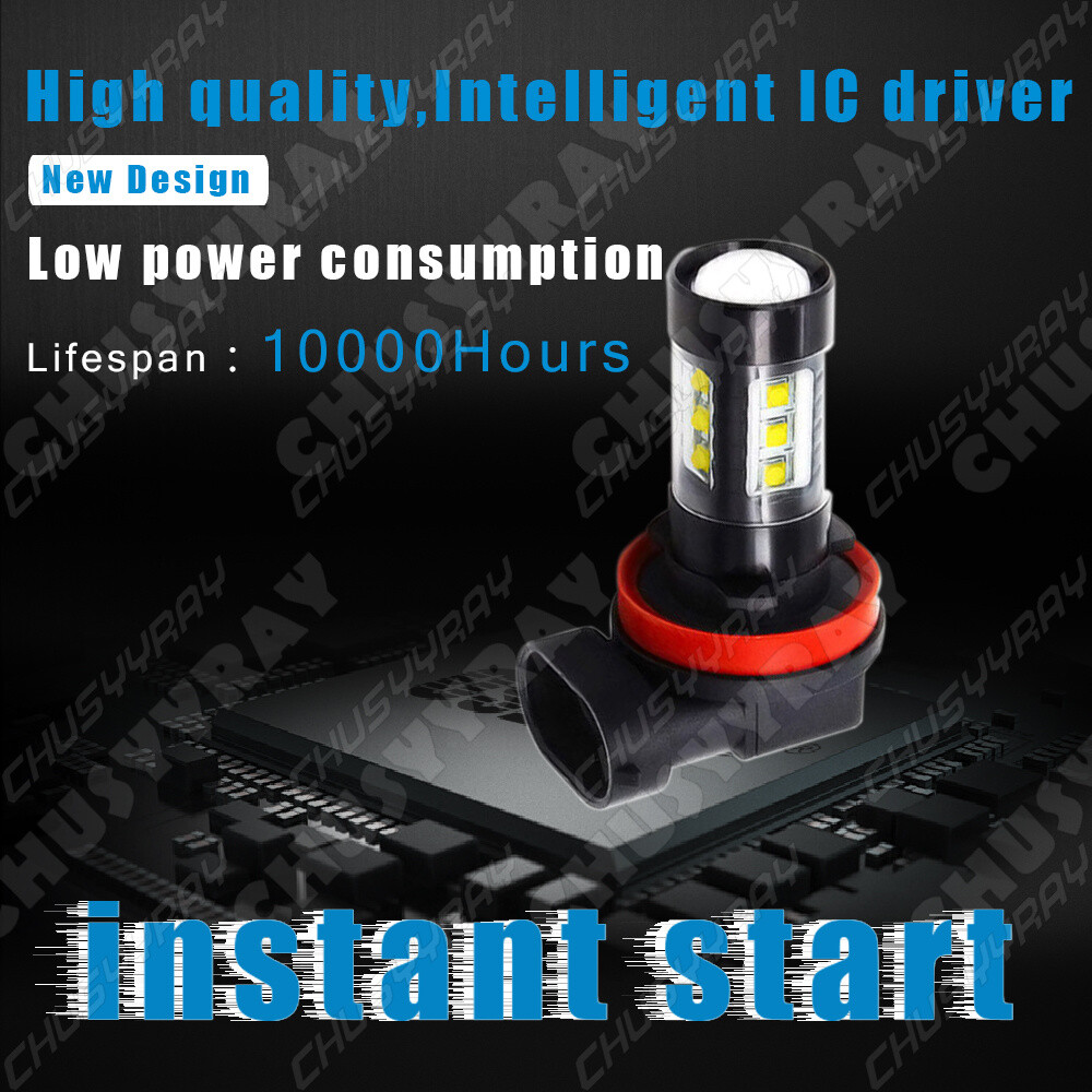 White/Yellow LED Bulbs For 2012-2017 Hyundai Veloster Headlight Fog Light Kit 6X