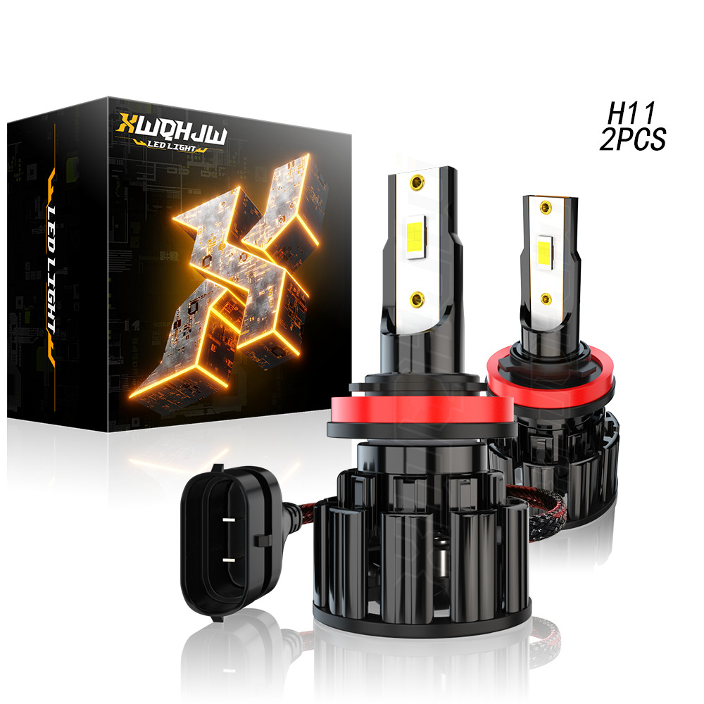 2pcs H11 LED Headlight Low Beam Bulb 5000K 6000LM