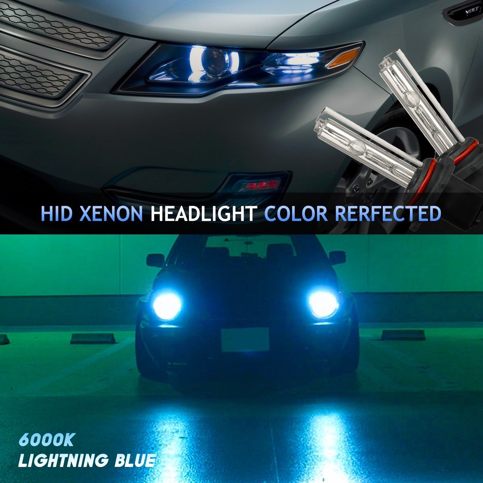 XENTEC AC 35w HID Kit 9005 9006 H1 H3 H4 H7 H10 H11 H13 H16 5202 6000K 5K Xenon
