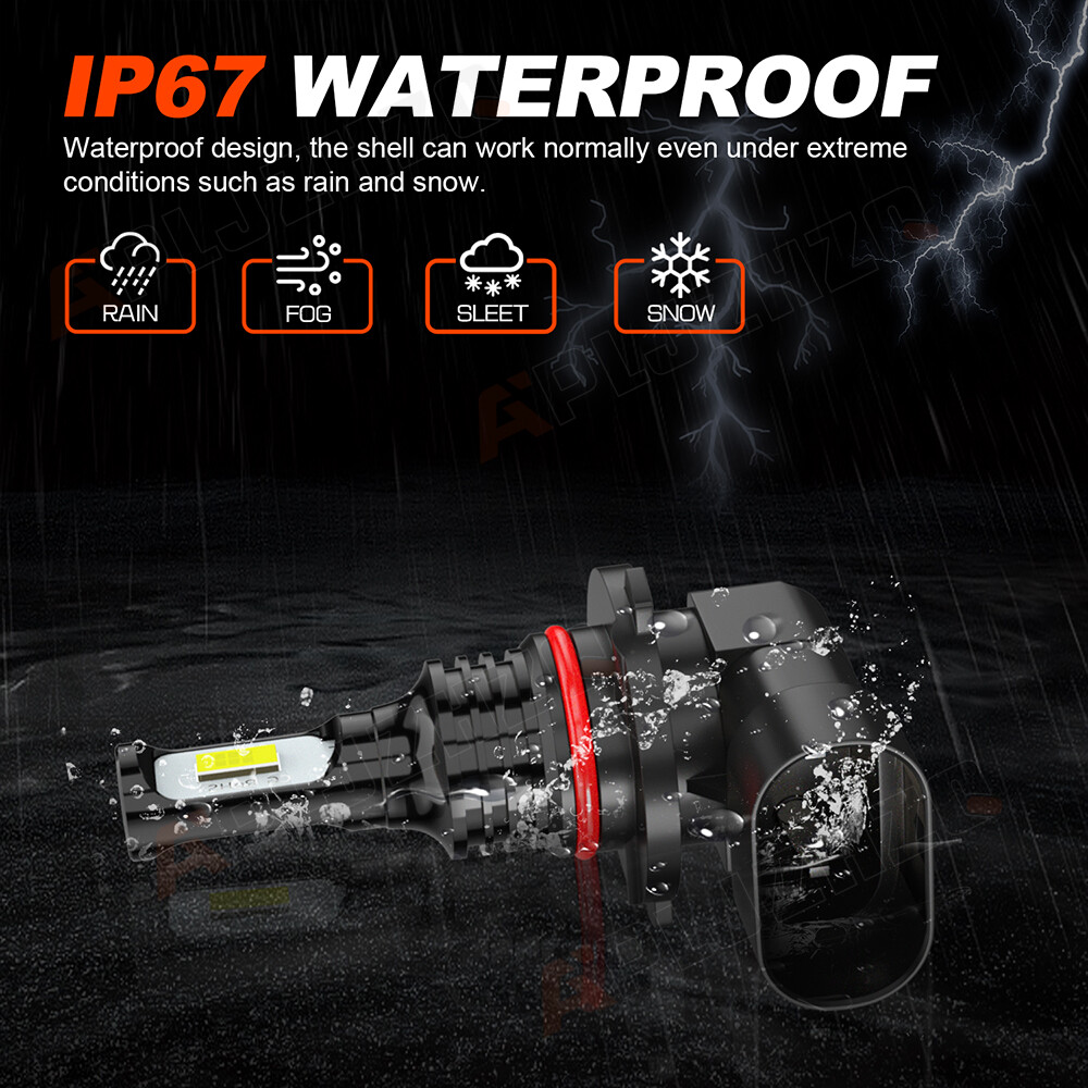 For Chrysler 300 2005-2009 LED Headlights + Fog Lights Bulbs 6500K Clear White