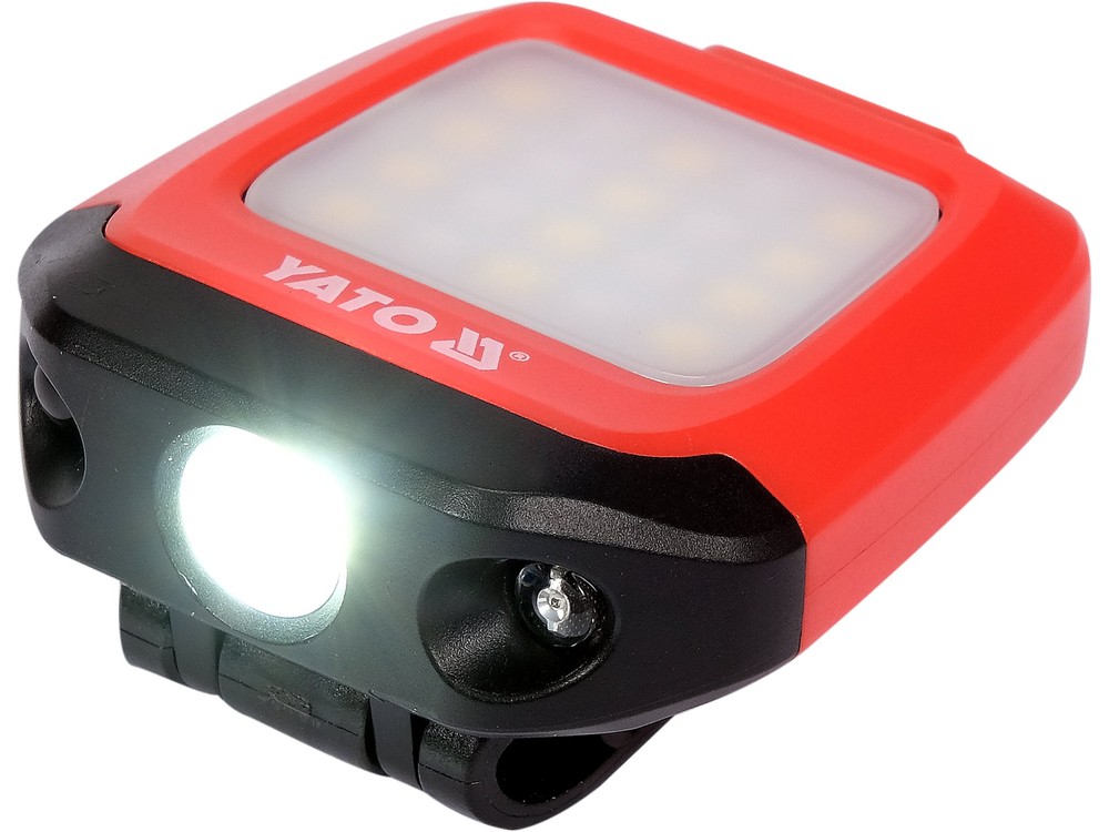 Yato LED Headlamp 2In1 SMD LED 200Lm + 3.7V 500Mah YT-08598