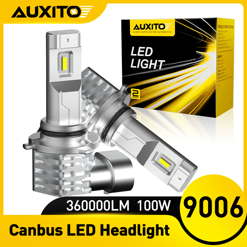 AUXITO 9006 LED 6500K Headlight Bulb 360000LUMEN Kit Low Beam White Super Bright