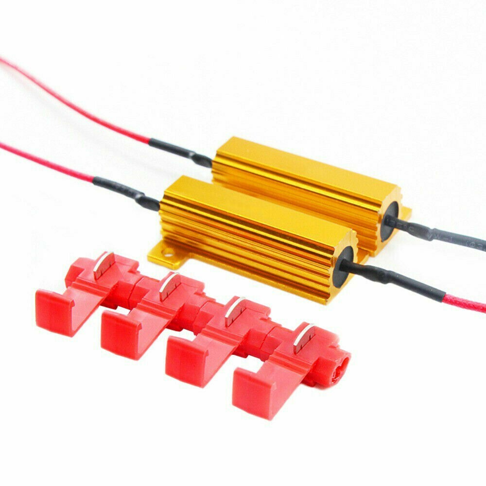4X Load Resistor 50W 6RJ 6ohm LED Decoder FIX Hyper Flash Turn Signal Blinker