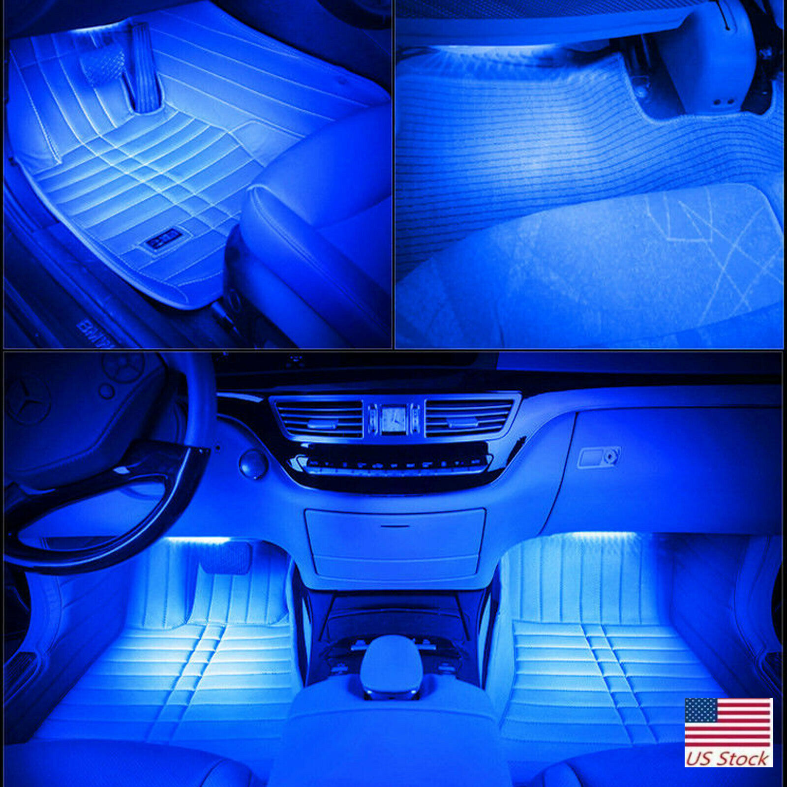 36 LED Car Charge Interior Accessories Floor Decorative Atmosphere Lamp Light x