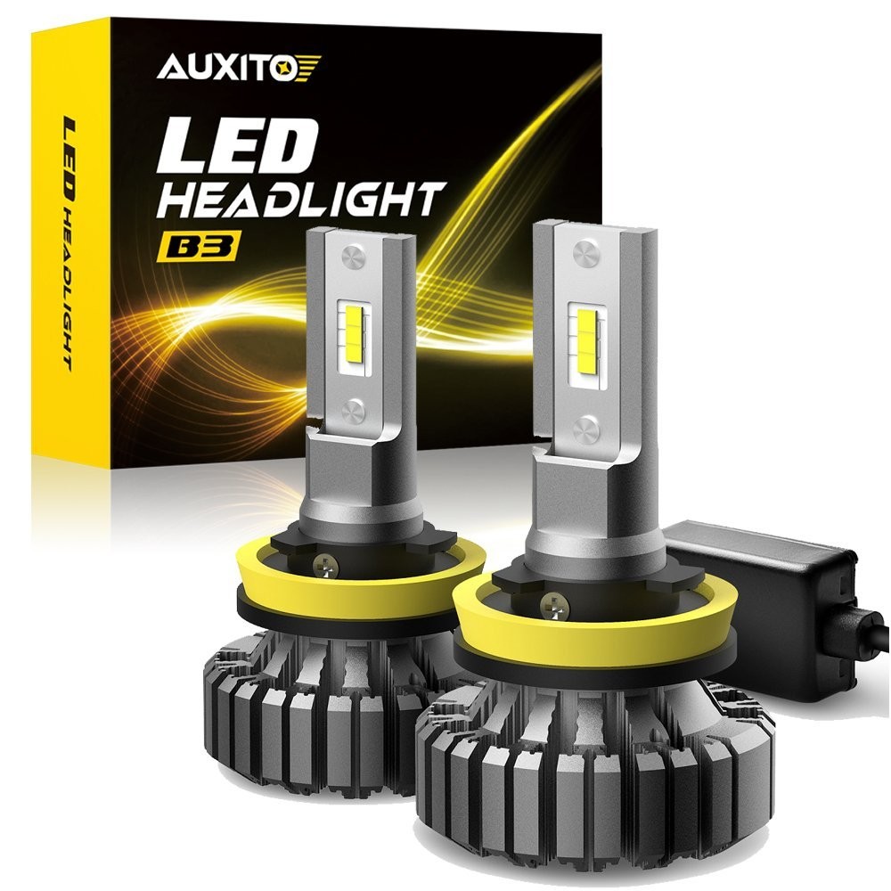 AUXITO H11 H8 LED Headlight Kit Low Beam Lamp Super Bright 6500K 20000LM CANBUS