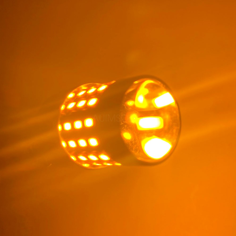 3000K Amber 7443/7440 LED Front Turn Signal Light Bulbs No Hyper Flash Canbus A