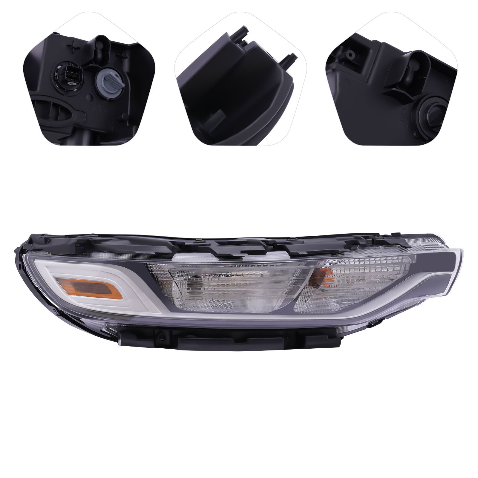 For Kia Soul 2020 2021 Daytime Running Light Assembly Passenger Side Halogen RH