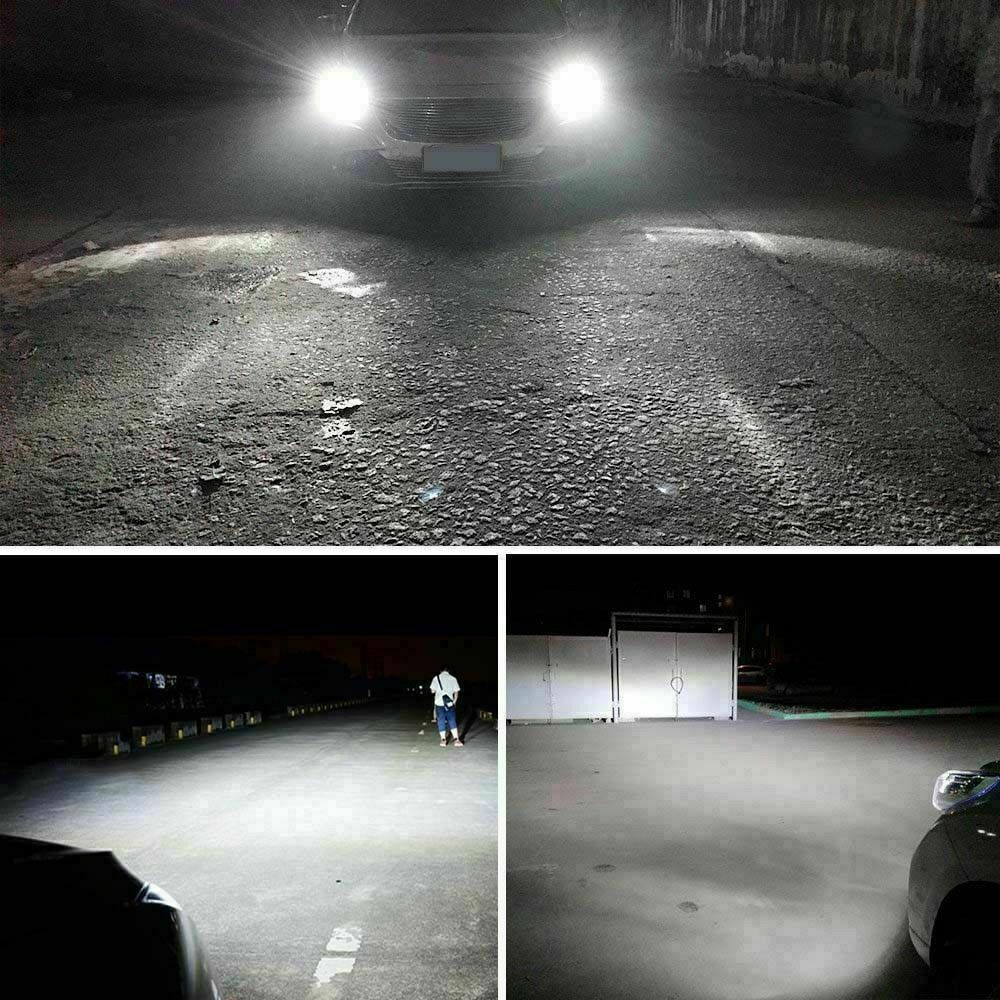 9005 9006 LED Combo 6000K Headlight Kit Bulbs Bright White HB3 HB4 High Low Beam