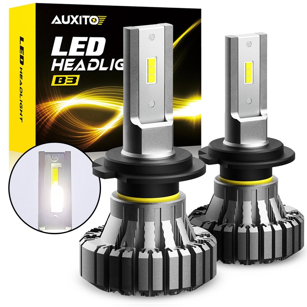 AUXITO H7 20000LM LED Headlight Kit High Low Beam Light Bulb 6500K HID White
