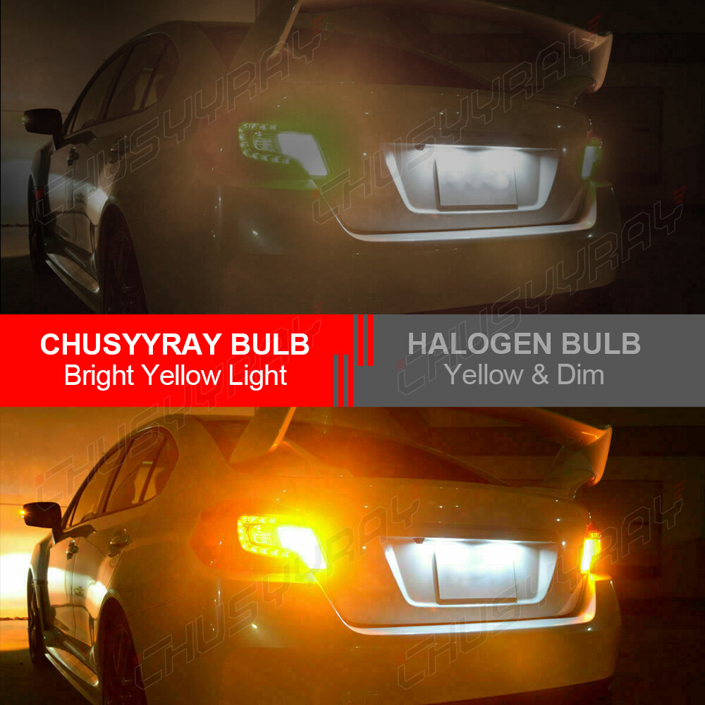 For 2008-2022 Toyota Highlander Front Rear Turn Signal Light Lamp LED Bulbs 7443